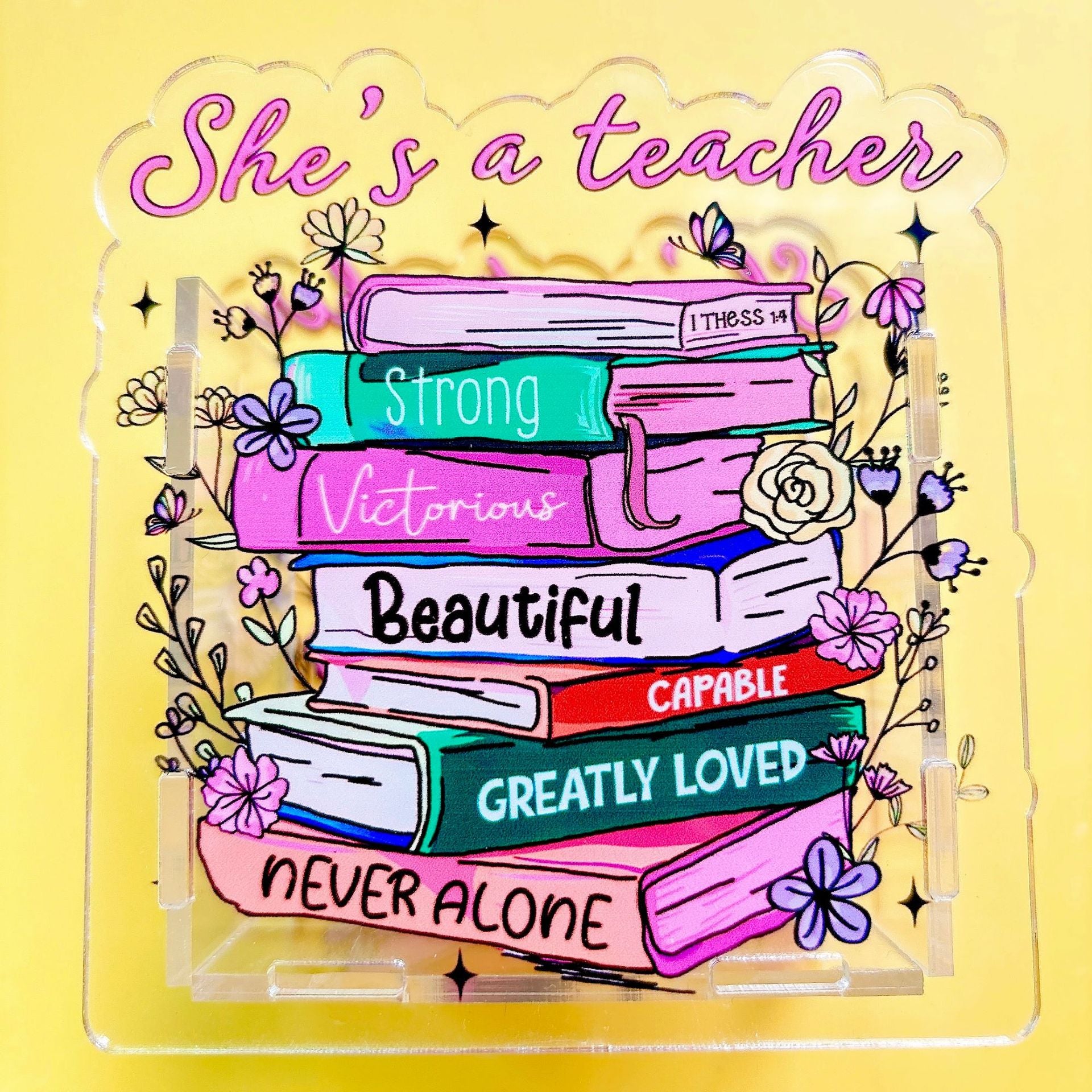 Wholesale Teacher nurse teacher study supplies medical care acrylic pen holder pencil case